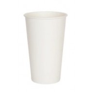 White Glass 16 oz 1 wall cardboard