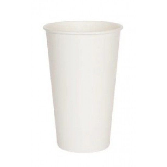 White Glass 16 oz 1 wall cardboard