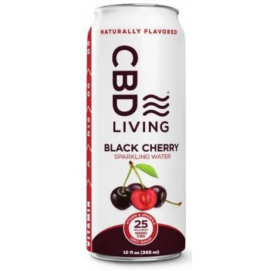 Black Cherry Fizzy Hemp Drink