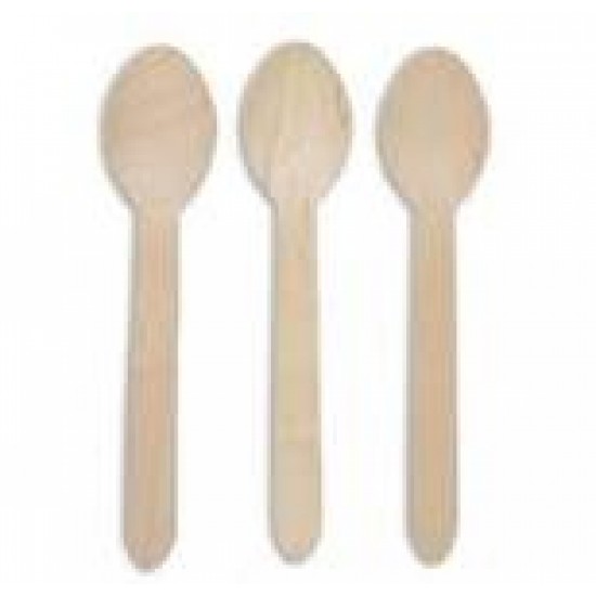 Bio-degradable Disposable Wooden Spoons (10 units)