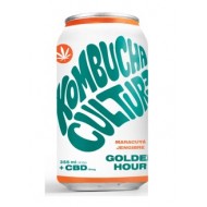 CBD Golden Hour Kombucha (Ginger and passion fruit)