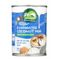 Leche evaporada de coco  360 ml 