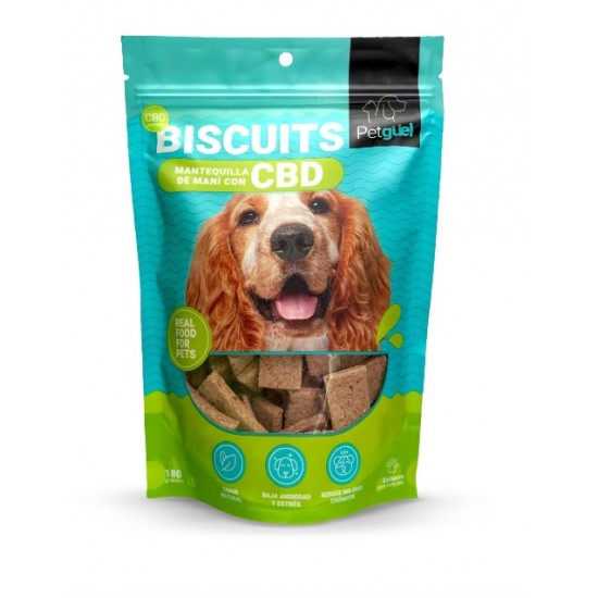 Biscuits Mantequilla de Mani con CBD Perros