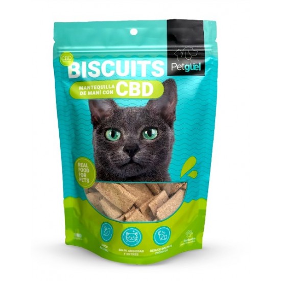 Biscuits Mantequilla de Mani CBD Gatos