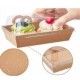 Sushi cardboard tray with PET lid #8