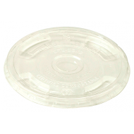 Tapas Domo Transparente Plastifar para Vaso Plástico 12-14 oz sin Abertura  (100 uds) –