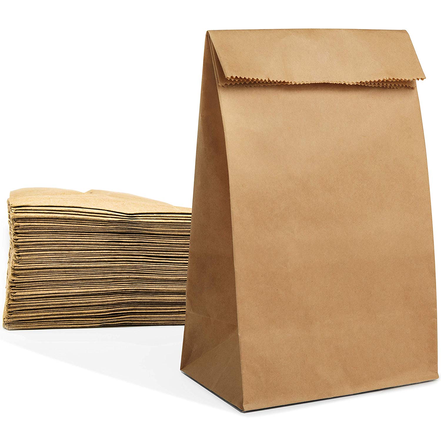  Duro Bag Bolsas de papel Kraft, extra resistentes, 25 libras,  natural, 500/cartón : Arte y Manualidades