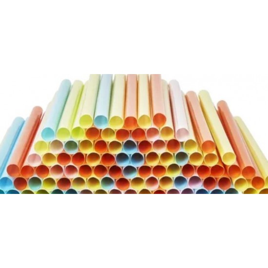 Extra Jumbo Wrapped Smoothie Straws 10 mm